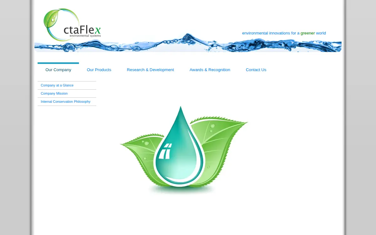 Homepage of Octaflex Environmental Systems, INC.