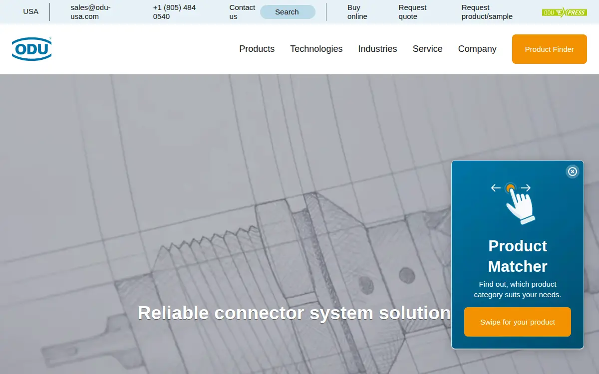 Homepage of Odu- USA INC