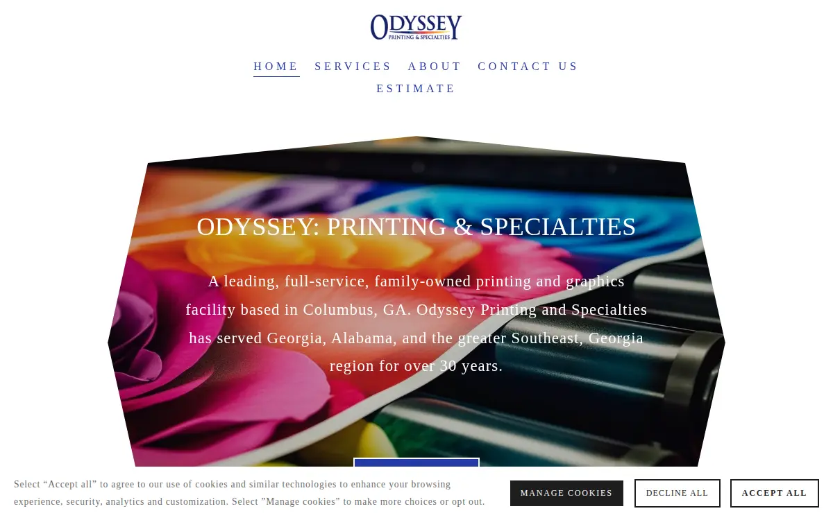 Homepage of Odyssey Enterprises INC