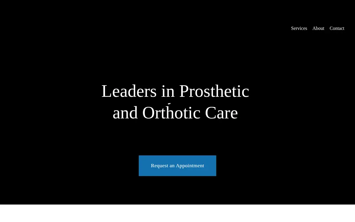 Homepage of Oertel Orthopedics INC