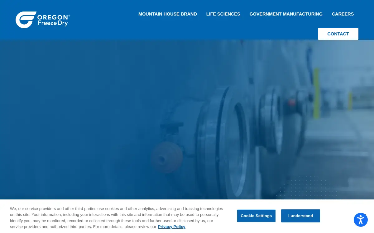 Homepage of Ofd Foods, LLC