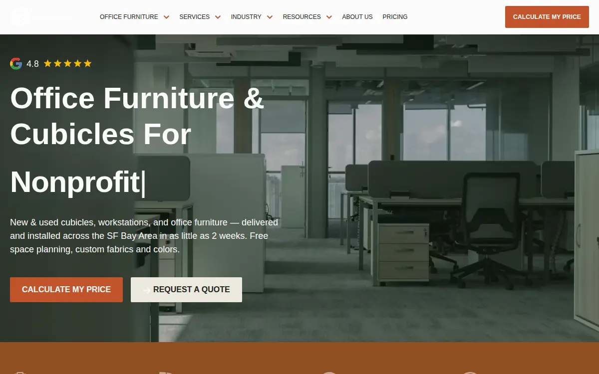Homepage of Eco Office INC.