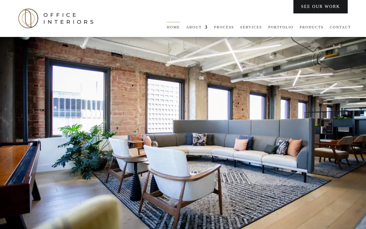 Homepage of Office Interiors, L.l.c