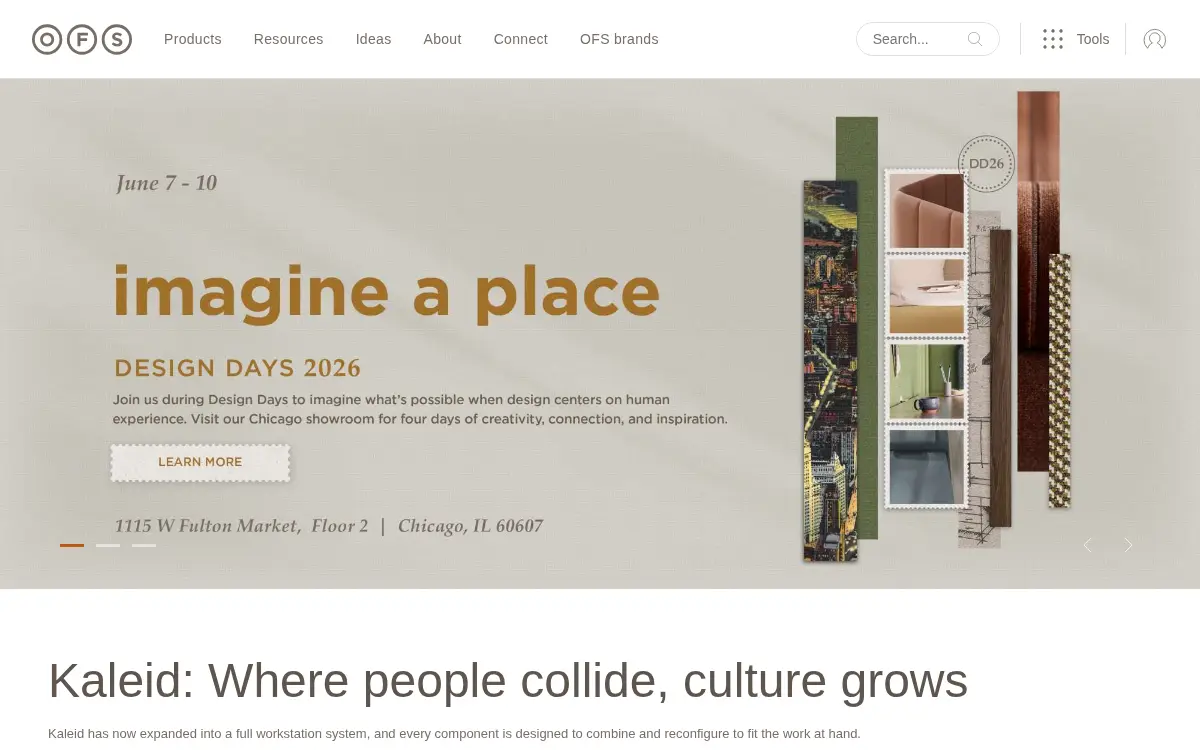 Homepage of Ofs Brands Holdings INC.