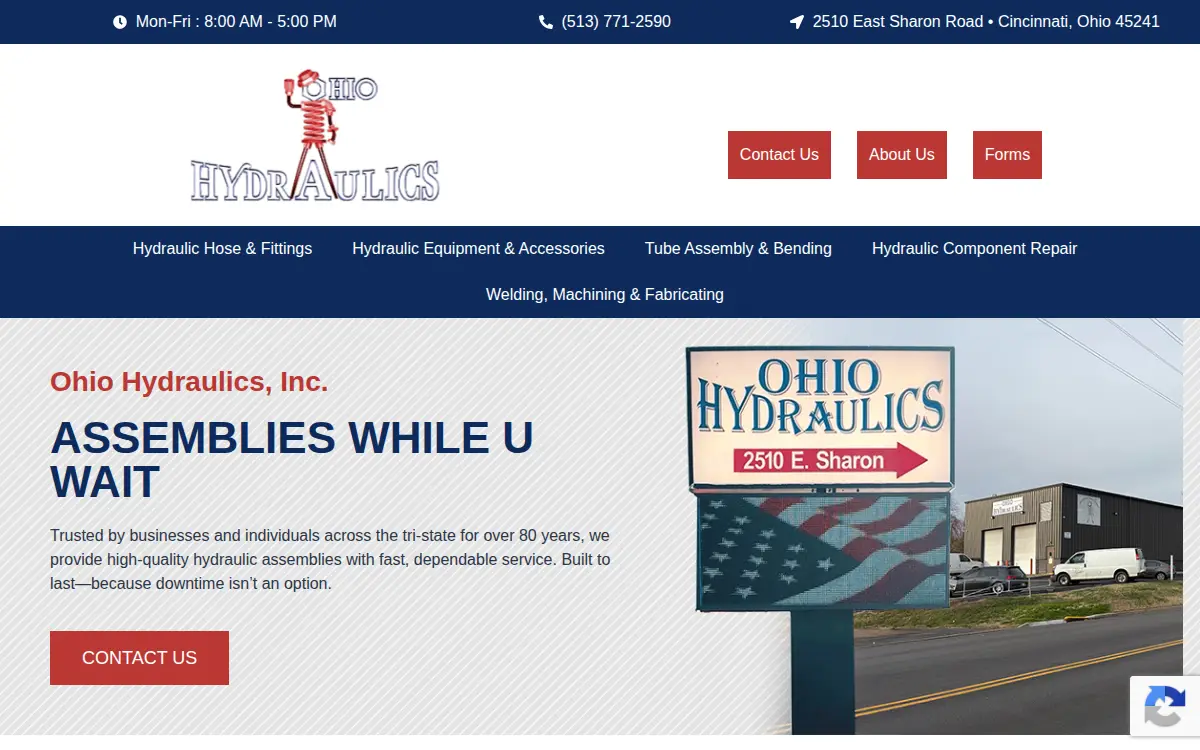 Homepage of Ohio Hydraulics INC