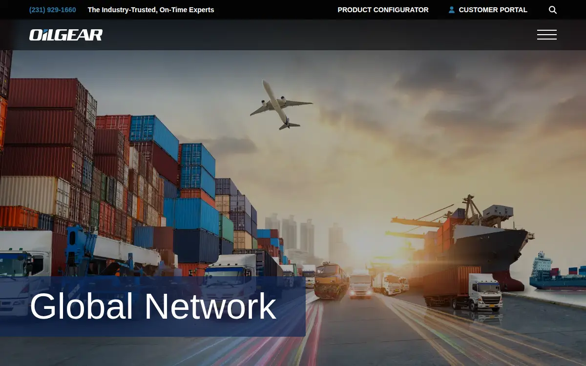 Homepage of The Oilgear Company