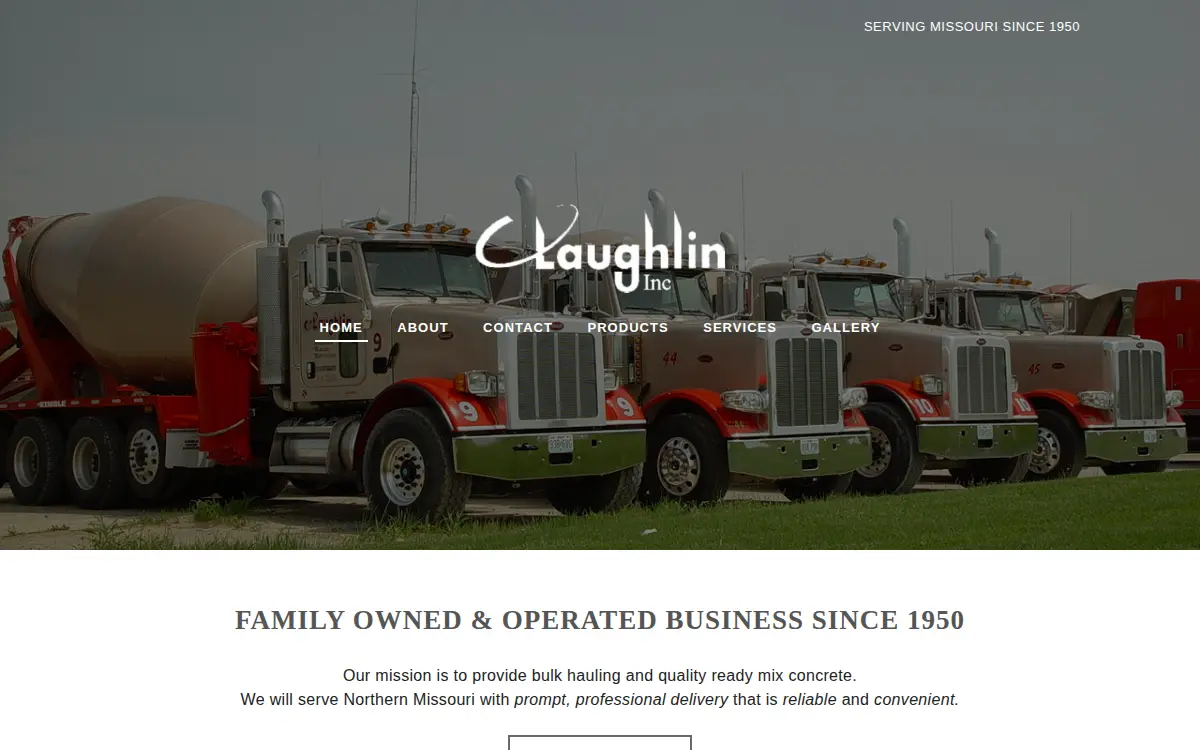 Homepage of Leo O'laughlin, INC.