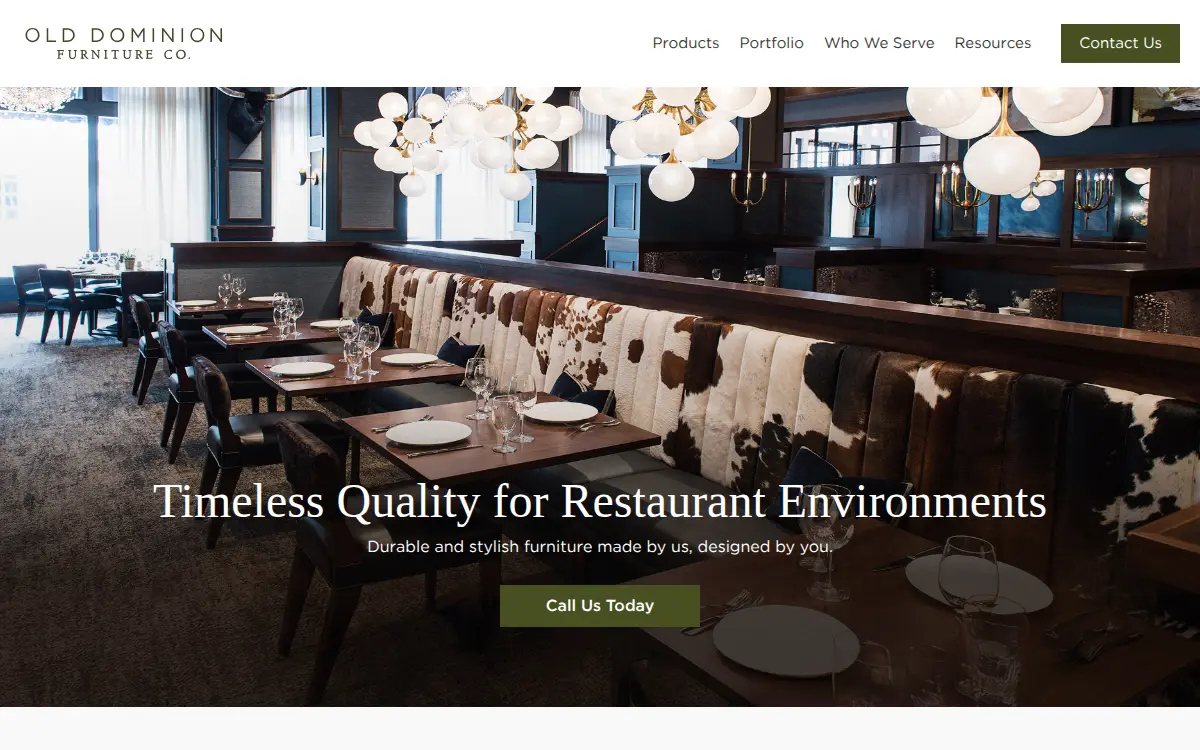 Homepage of Old Dominion Wood Products, INC.