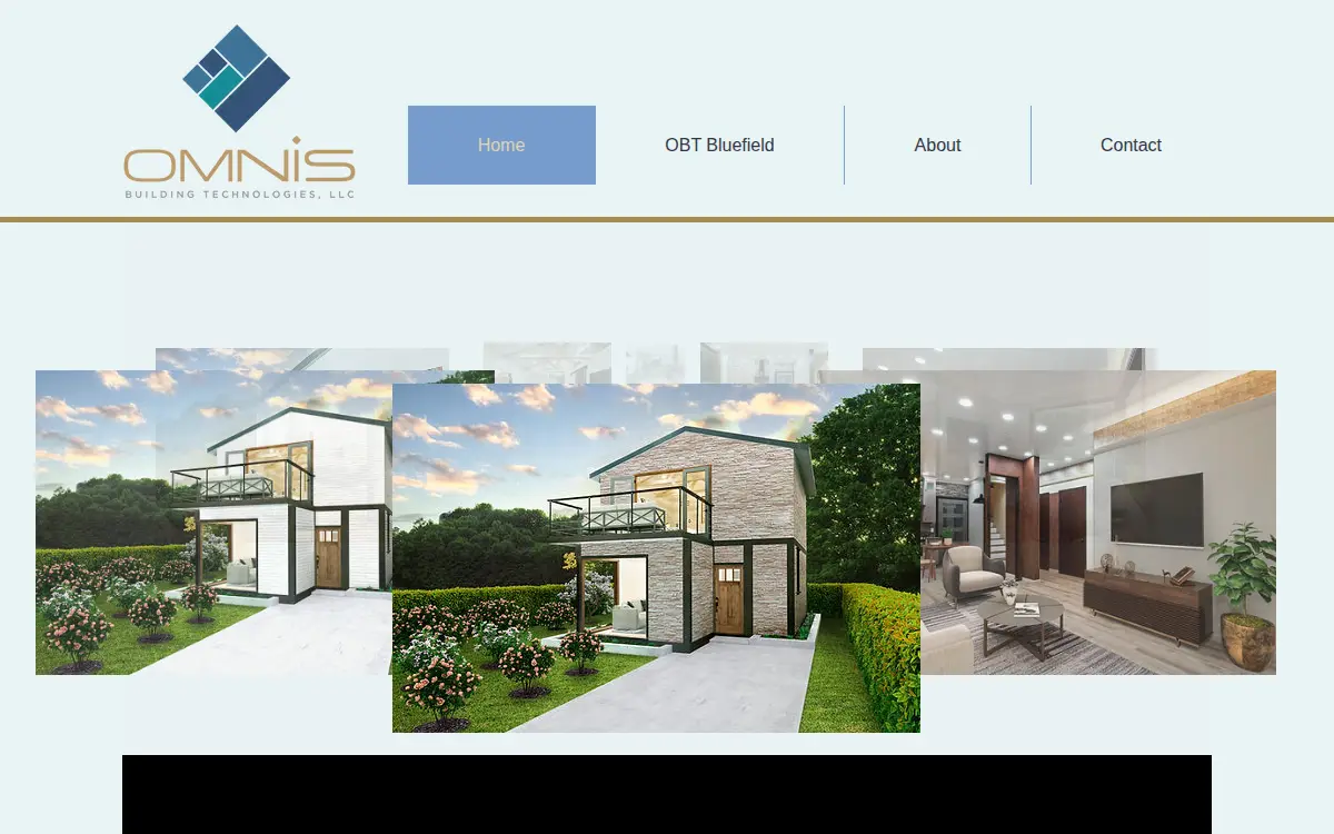 Homepage of Omnis Building Technologies, LLC