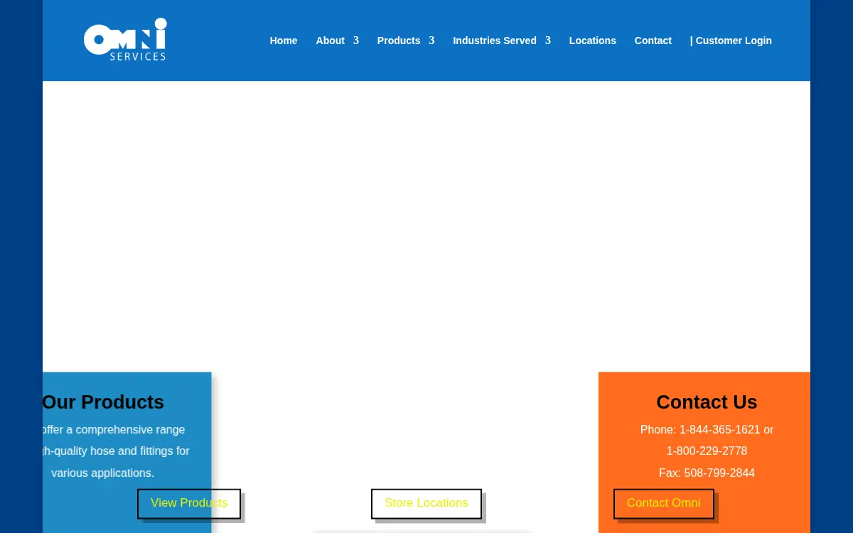 Homepage of Omni Services, INC.