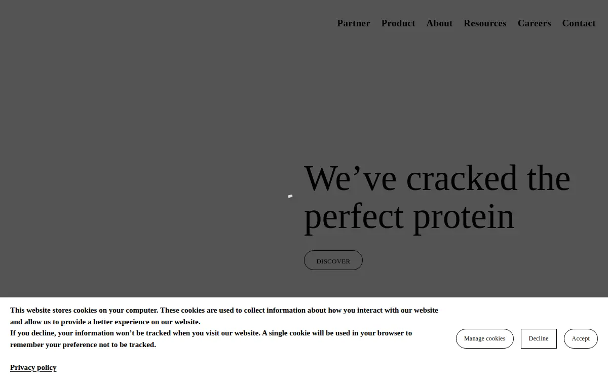 Homepage of Onego Bio INC.