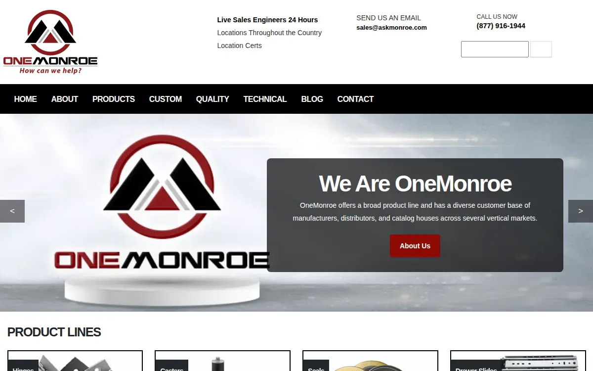 Homepage of Monroe Engineering Group LLC