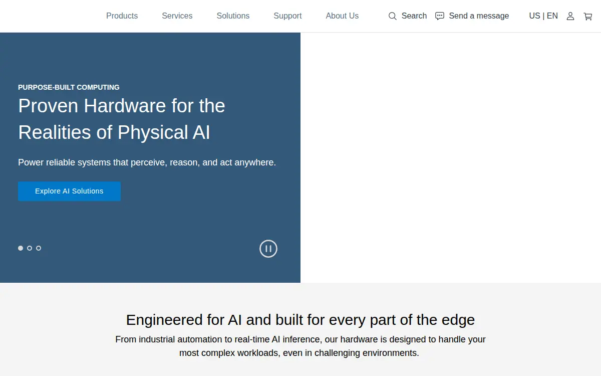 Homepage of Onlogic, INC.