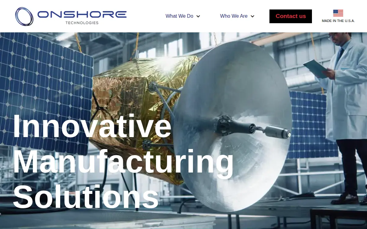 Homepage of Onshore Technologies INC