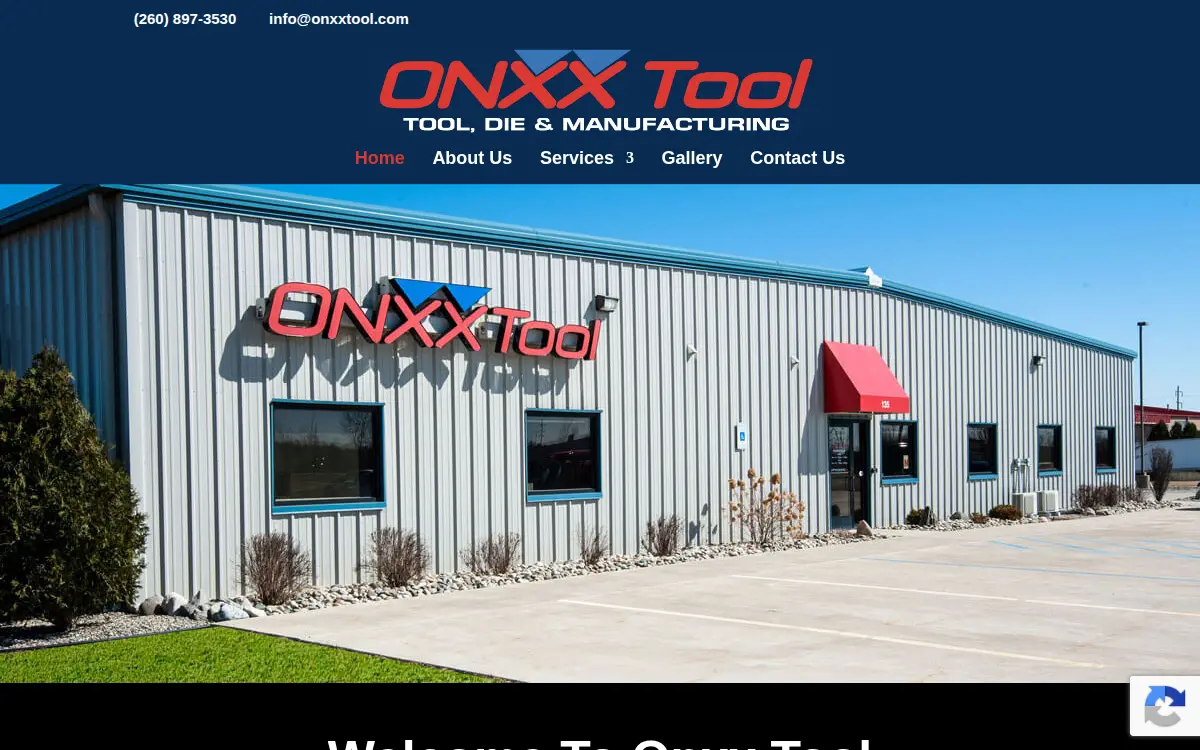 Homepage of Onxx Tool INC