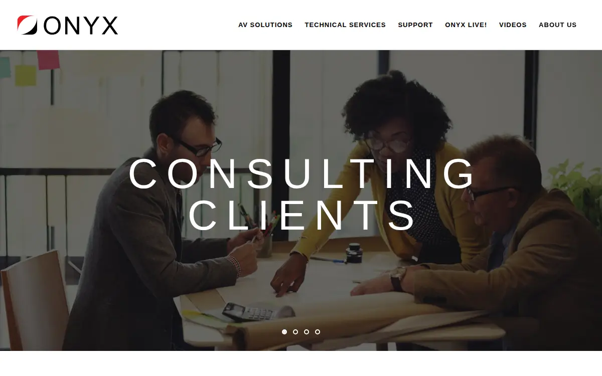 Homepage of Onyx Technical Services, INC