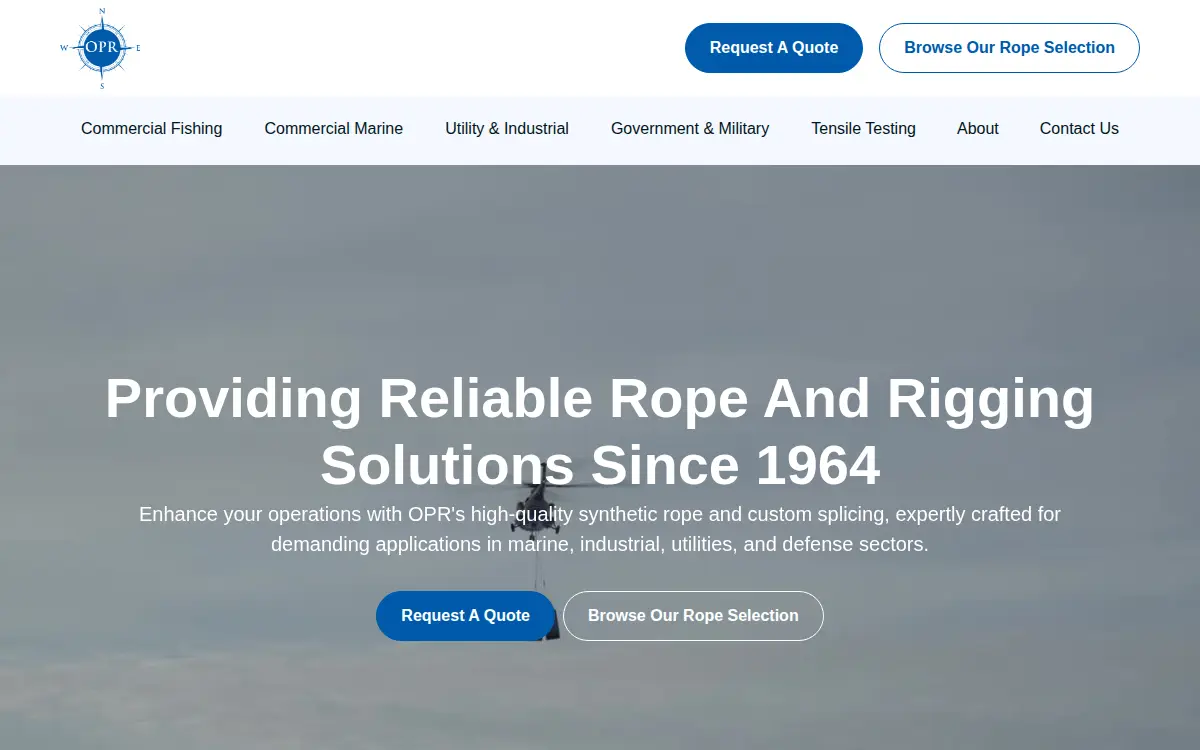 Homepage of Ocean Products Research, INC.