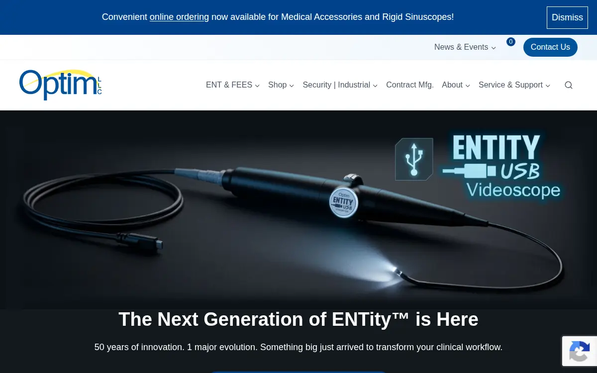 Homepage of Optim LLC