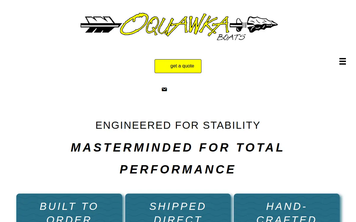 Homepage of Oquawka Boats & Fabrications INC