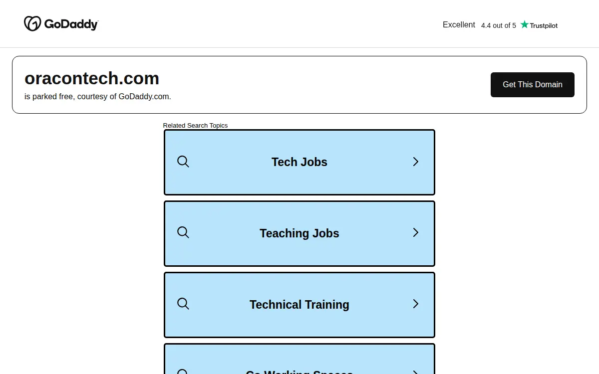 Homepage of Oracon Technologies, LLC