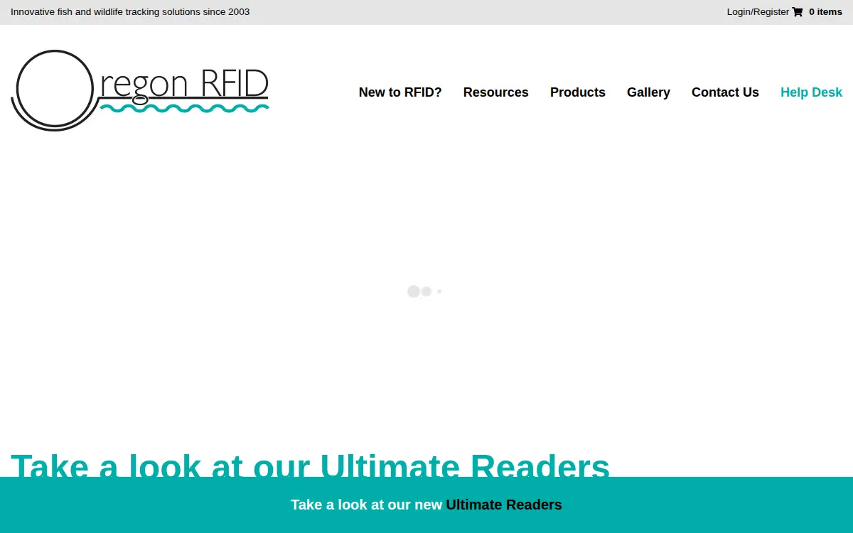 Homepage of Oregon Rfid, INC
