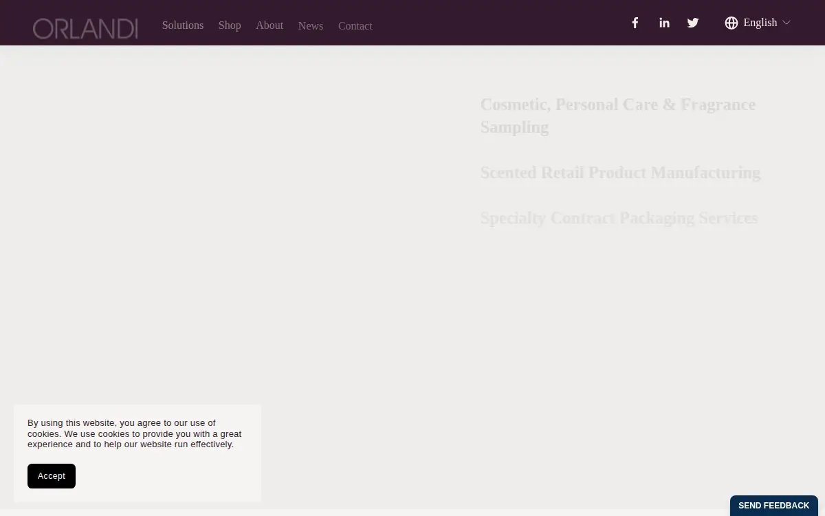 Homepage of Orlandi, INC