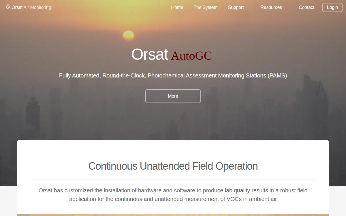 Homepage of Orsat LLC