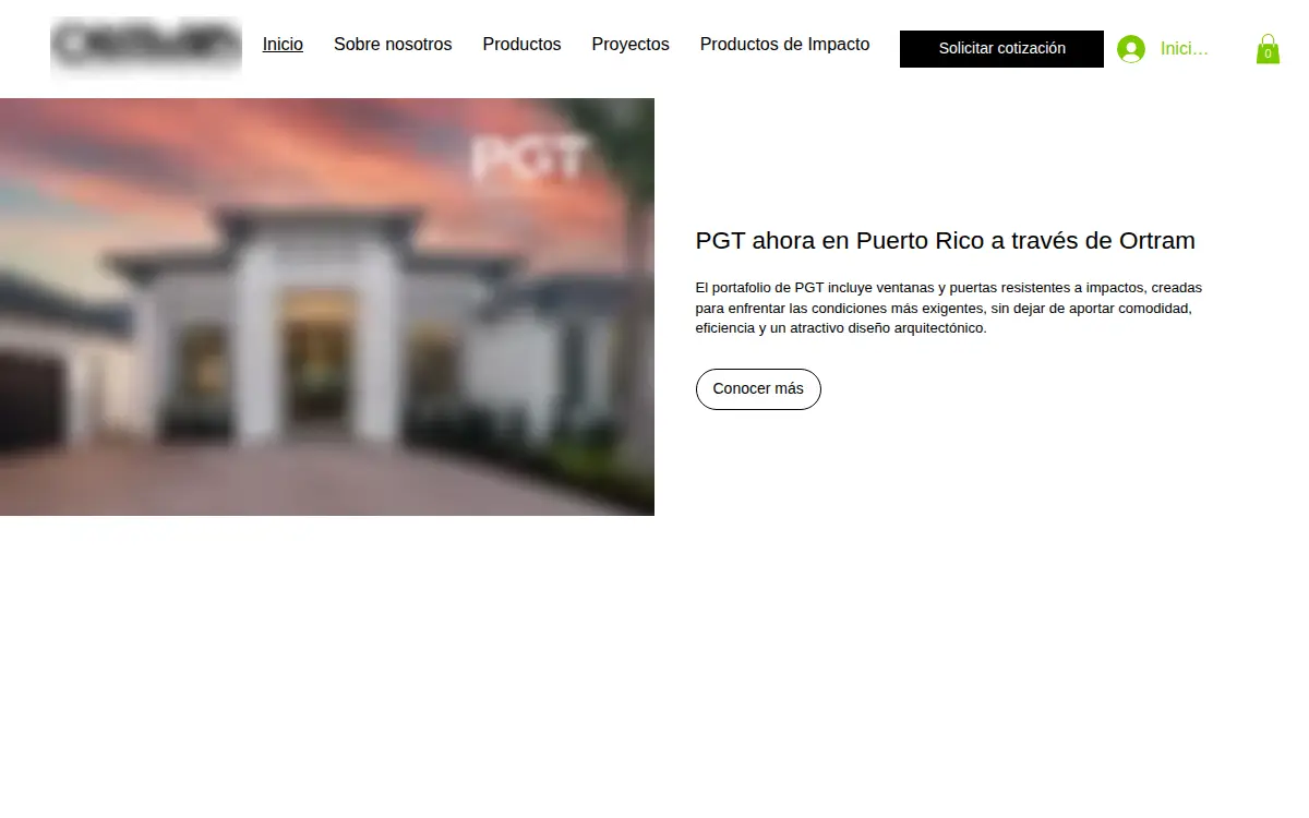 Homepage of Ortram Aluminum Systems CORP
