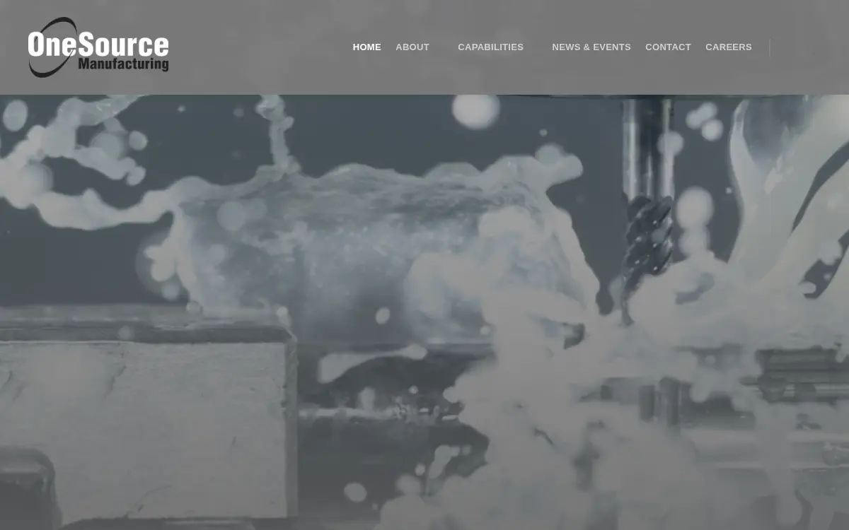 Homepage of One Source Manufacturing Technology, L.l.c.