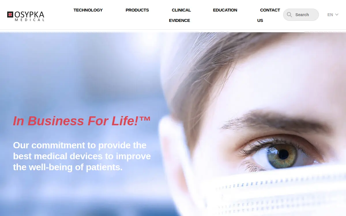 Homepage of Osypka Medical, INC.