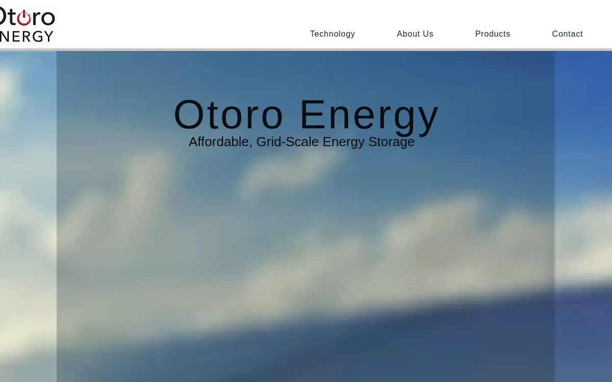 Homepage of Otoro Energy INC