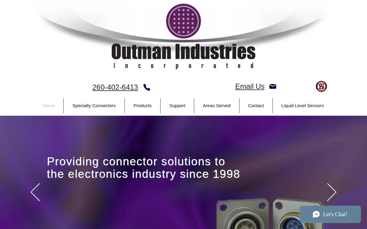Homepage of Outman Industries INC.