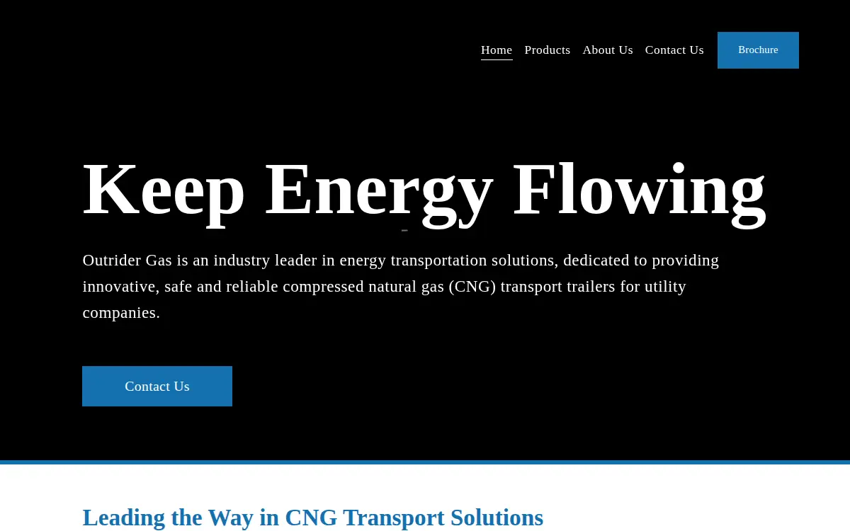 Homepage of Outrider Mgt LLC