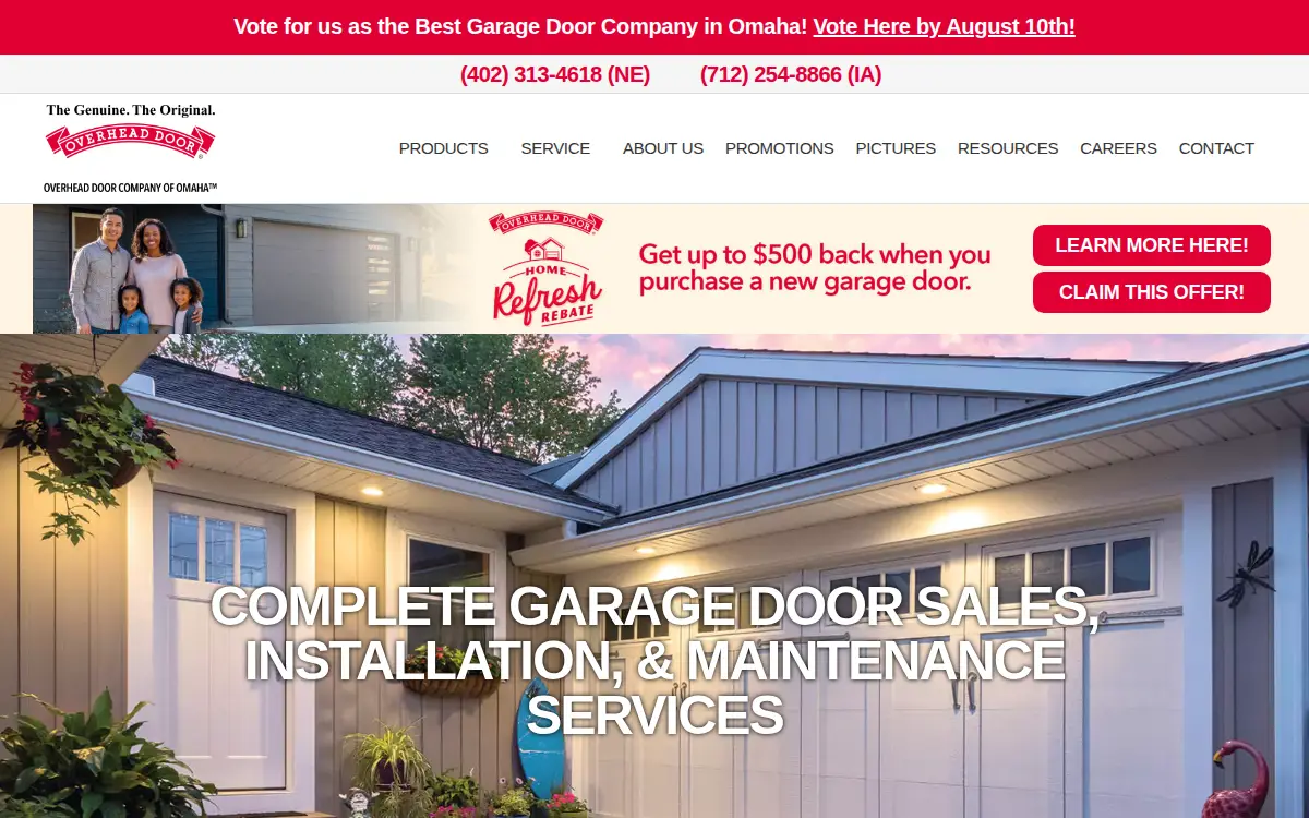 Homepage of J & R Door CO INC