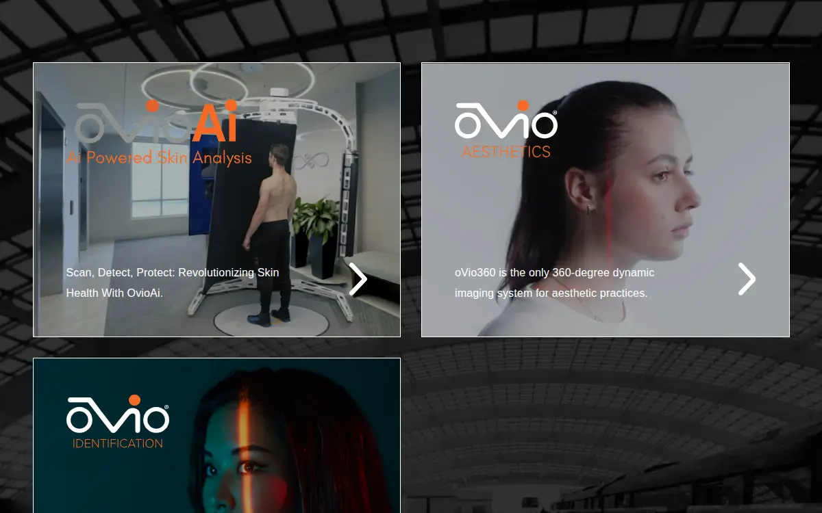 Homepage of Ovio Technologies, INC.