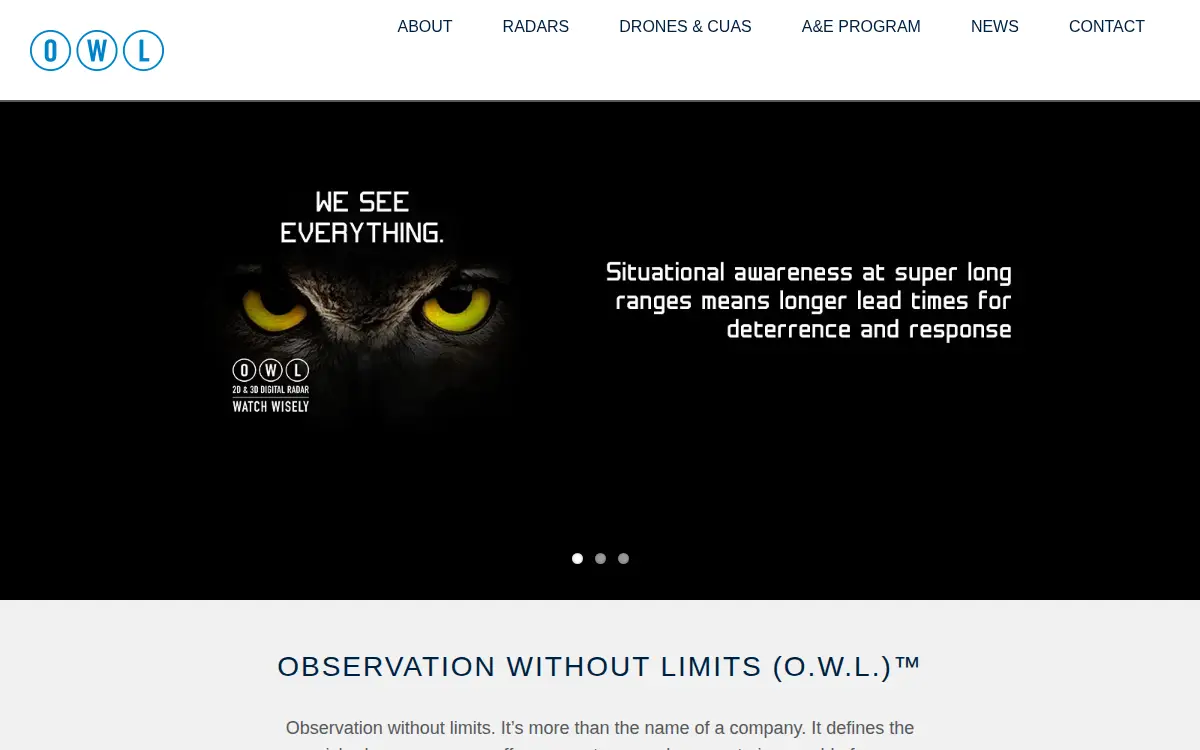 Homepage of Observation Without Limits, LLC