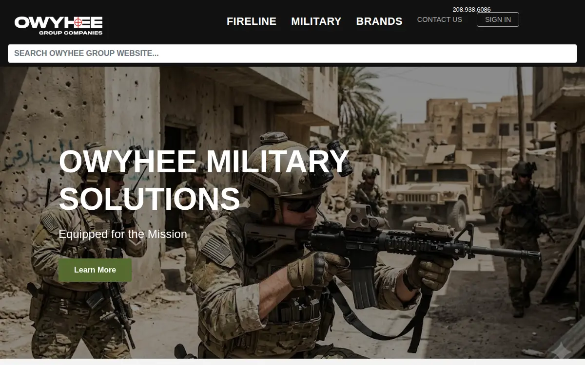 Homepage of Owyhee Group Companies
