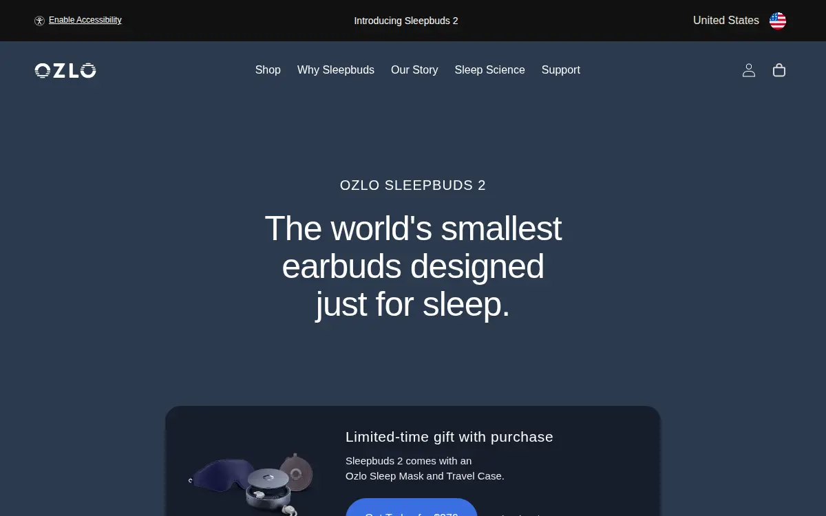 Homepage of Drowsy Digital, INC