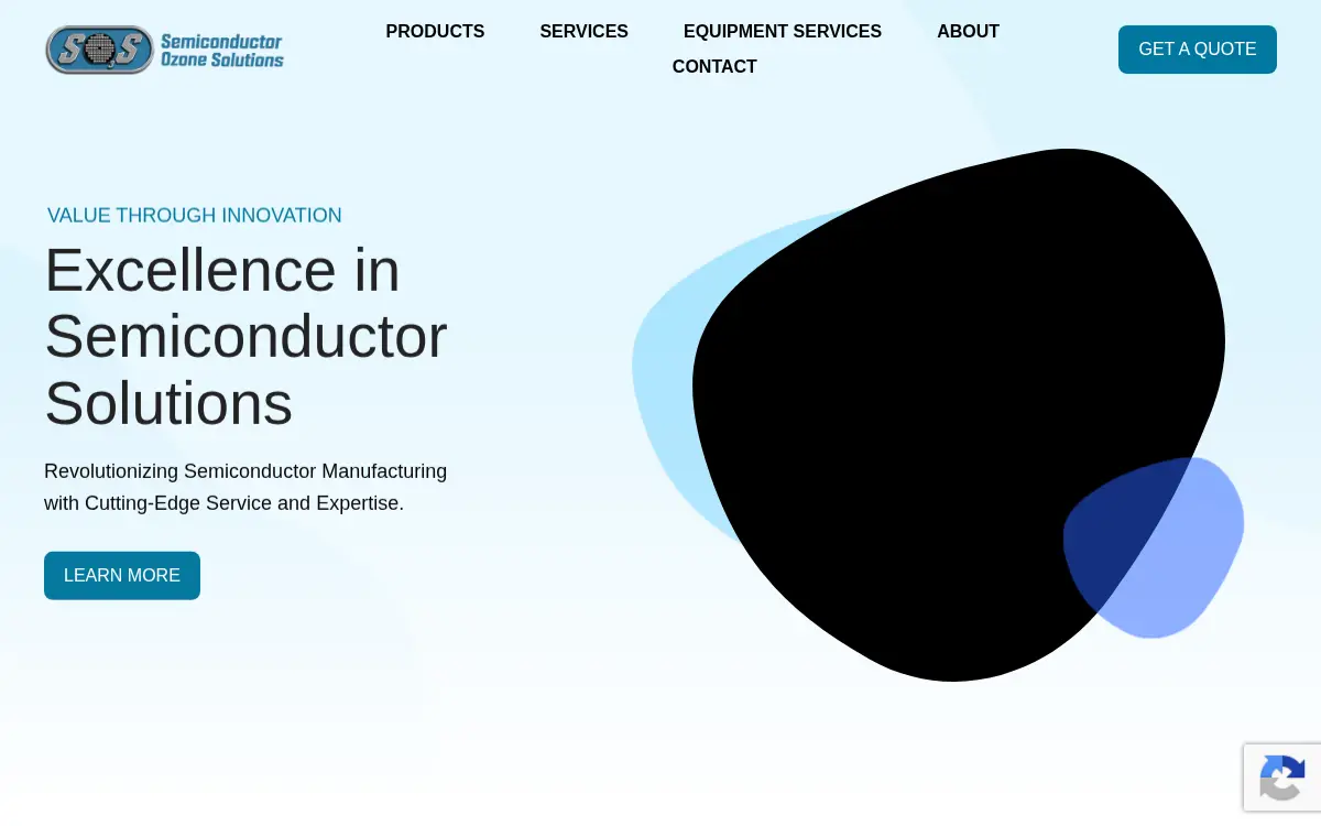 Homepage of Semiconductor Ozone Solutions LLC