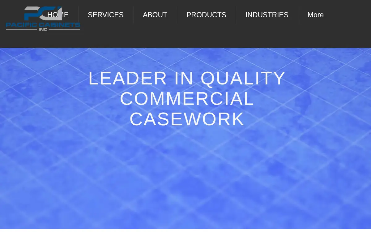 Homepage of Pacific Cabinets INC