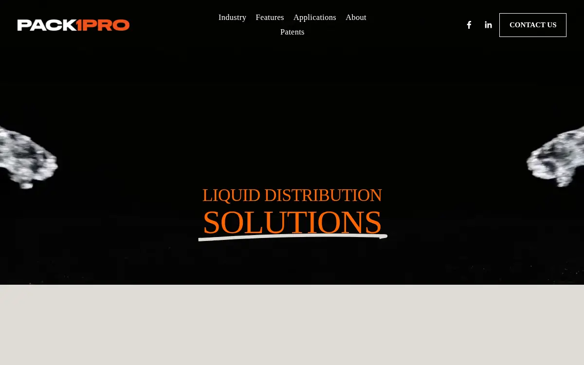 Homepage of Pack1pro, LLC