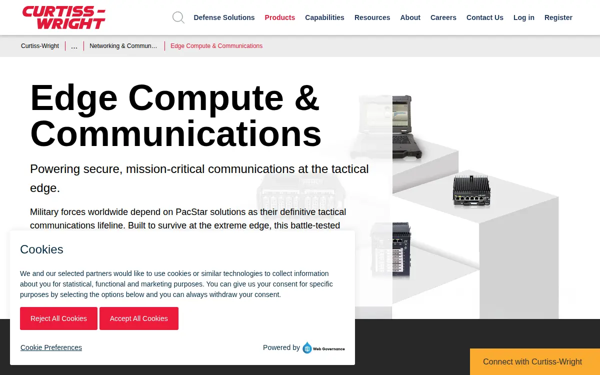 Homepage of Curtiss-wright Ds, INC.