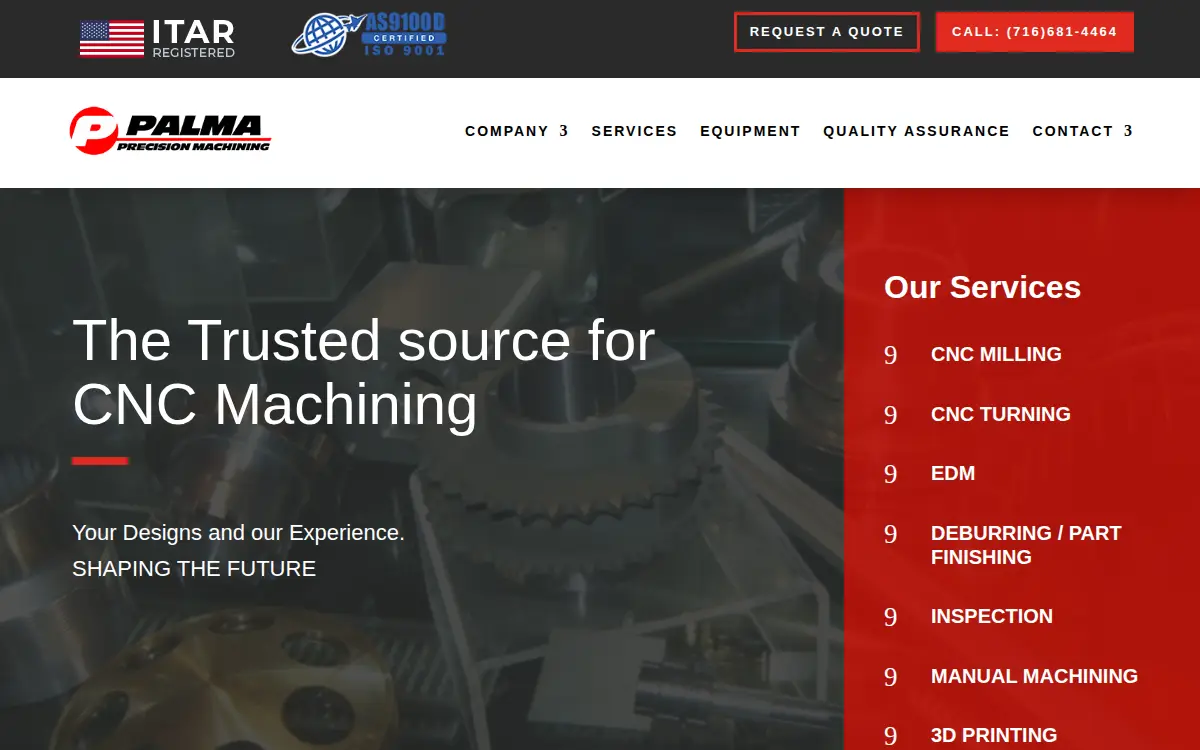 Homepage of Palma Acquisition INC