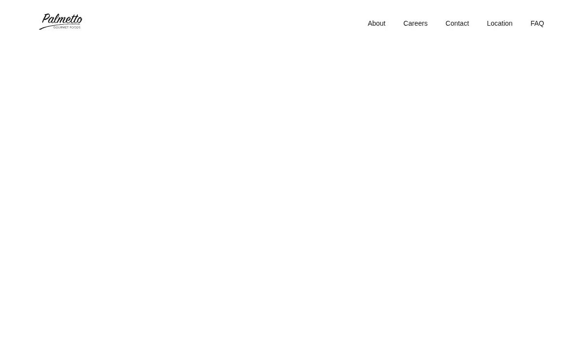 Homepage of Palmetto Gourmet Foods INC