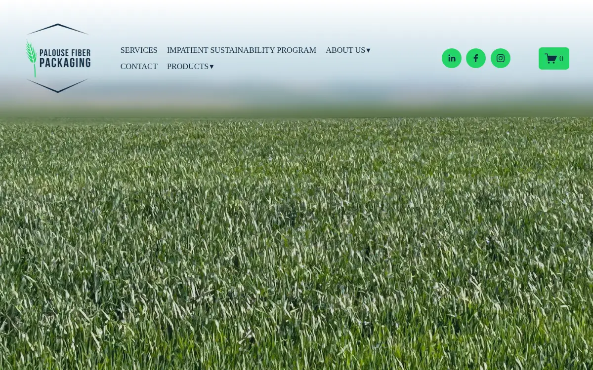 Homepage of Palouse Fiber LLC