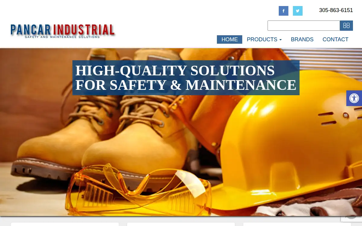 Homepage of Pancar Industrial Supply Corporation