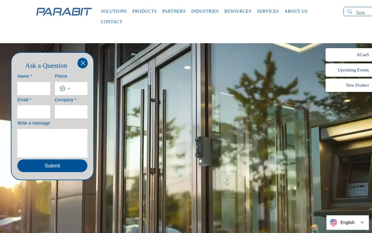 Homepage of Parabit Systems, INC.