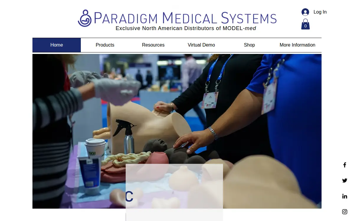 Homepage of Paradigma Investment Corporation