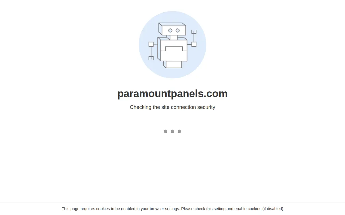 Homepage of Paramount Panels, INC.