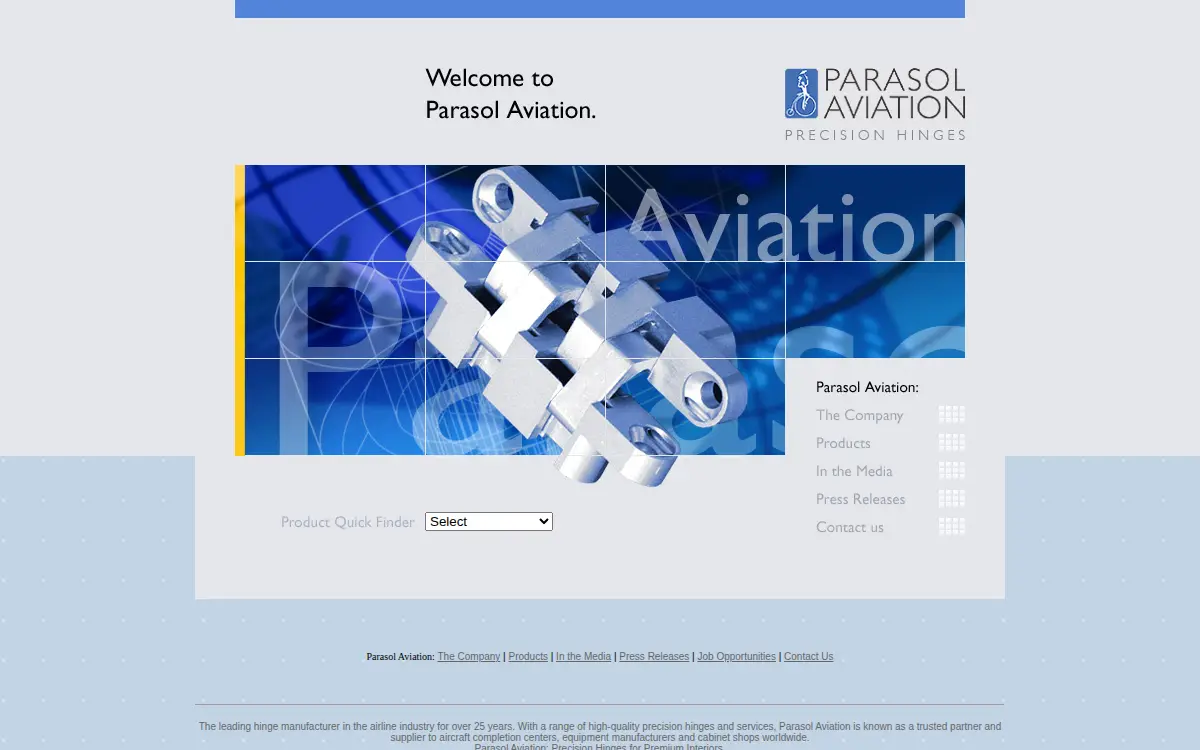 Homepage of Parasol Aviation, LTD.